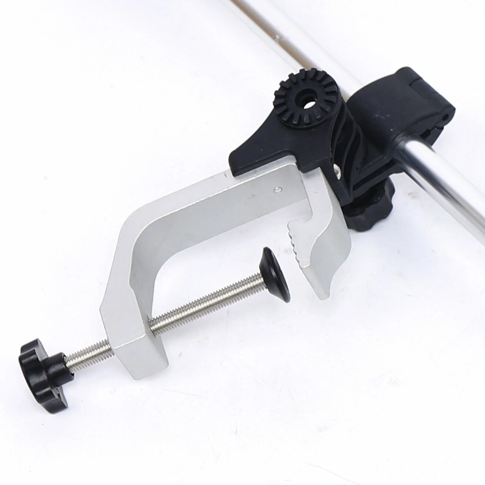 Portable Universal Transducer Bracket + Fishfinder Mount 360° Adjustable Tools Aluminum Alloy