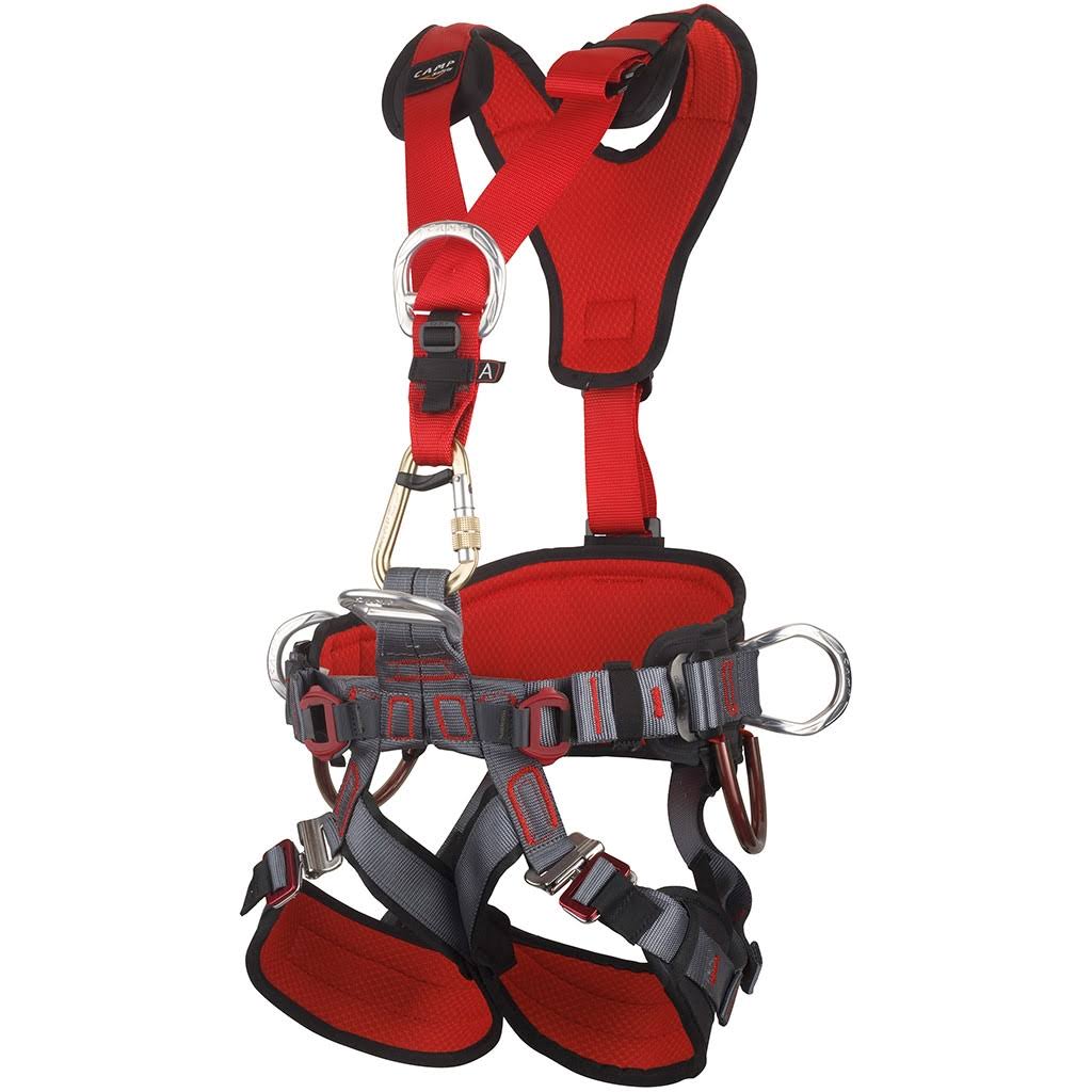 Camp Safety GT Sit Seat Work harness-Grey/Red-L-XXL 216502