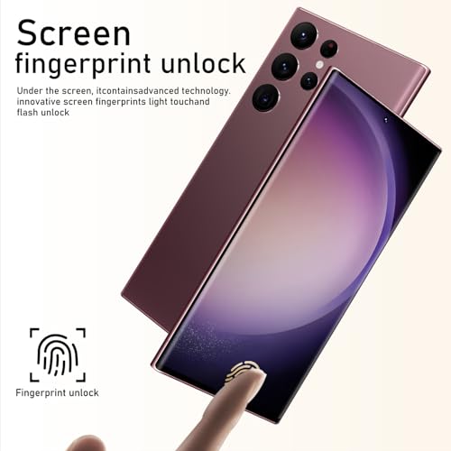 JOCSEN A24 Ultra Unlocked Smartphone,8+512GB Android 13 Smartphone Unlocked Cell Phones, 6.8" HD Screen Battery 6800mAH with Build-in Pen/Face ID/Fingerprint Lock/Dual SIM Phone