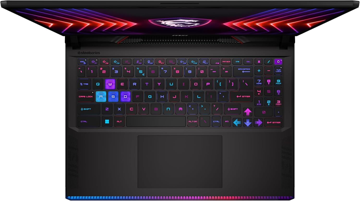 MSI Raider GE68HX 16” 144Hz MiniLED UHD+ Gaming Laptop: Intel Core i9-14900HX, NVIDIA Geforce RTX 4070, 32GB DDR5, 2TB NVMe SSD, Thunderbolt 4, Cooler Boost 5, Win 11 Home: Black 14VGG-247US