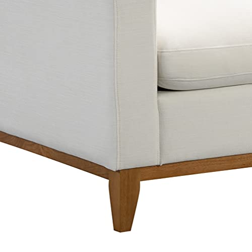 Abbyson Living Violetta Fabric Sofa - Mid-Century Modern, Upholstered, White