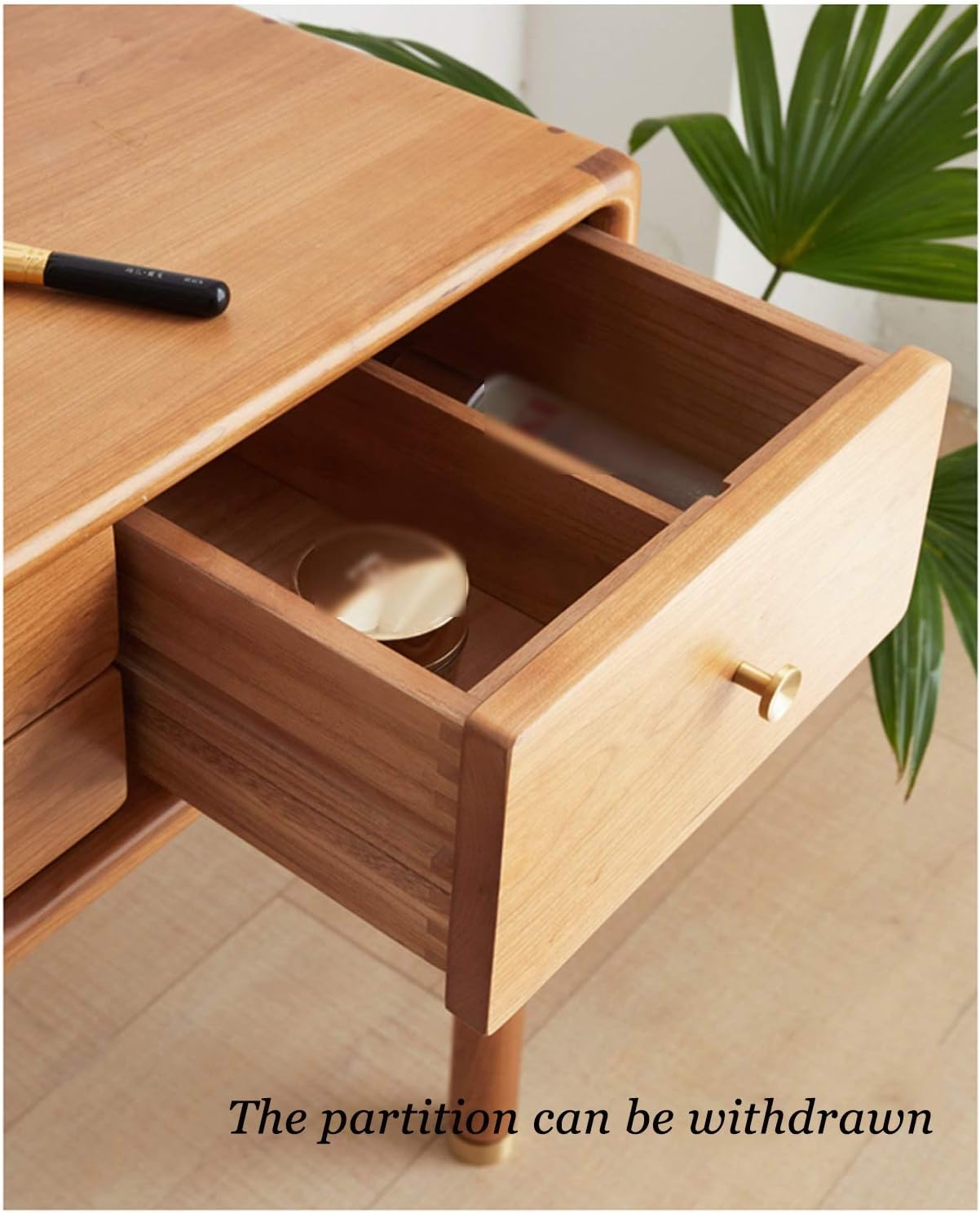 Vanity Table Vanity Table Set Dressing Table,Wood Dressing Table with Chair and Mirror, Bedroom Furniture, Drawers Makeup Desk
