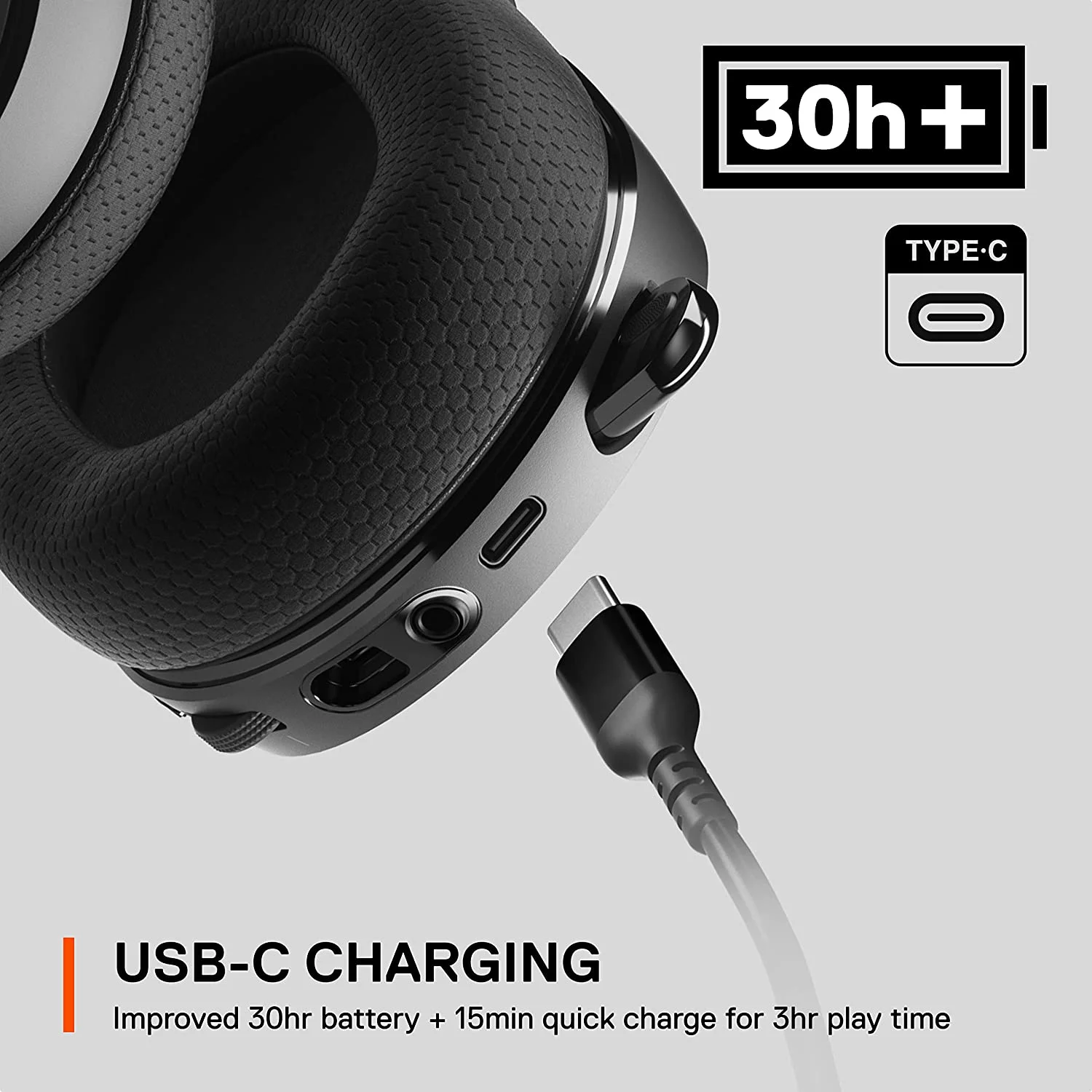 SteelSeries Arctis 7+ Wireless Gaming Headset – PS5, PS4, PC, Mac, Android, PlayStation & Nintendo Switch - Black