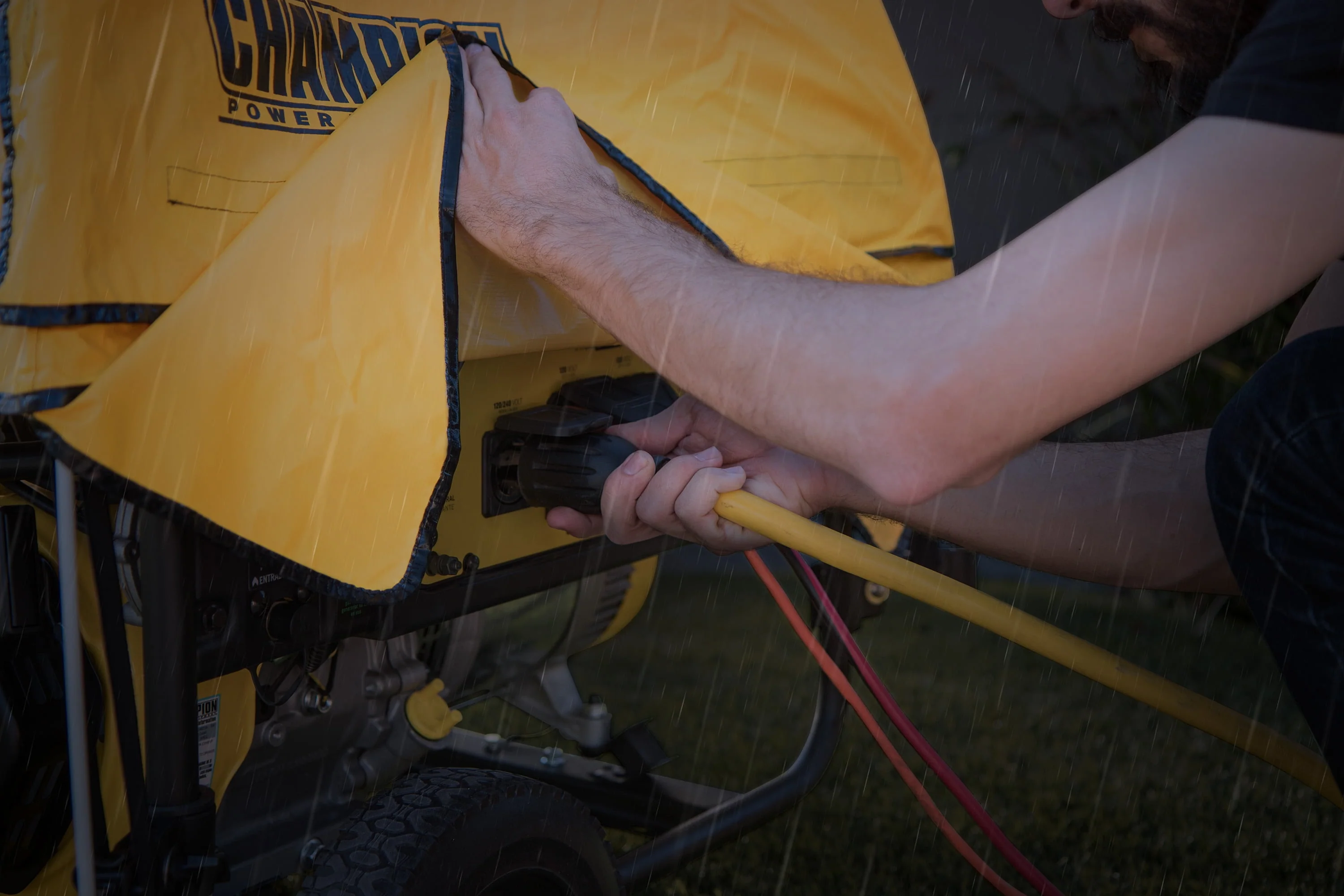 Champion Power Equipment Storm Shield Severe Weather Generator Cover by Gentent for 4000 to 12,500 Starting Watt Generators