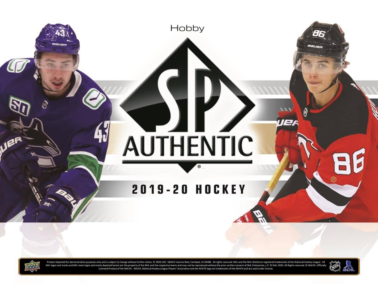 2019-20 Upper Deck SP Authentic Hockey Hobby Box