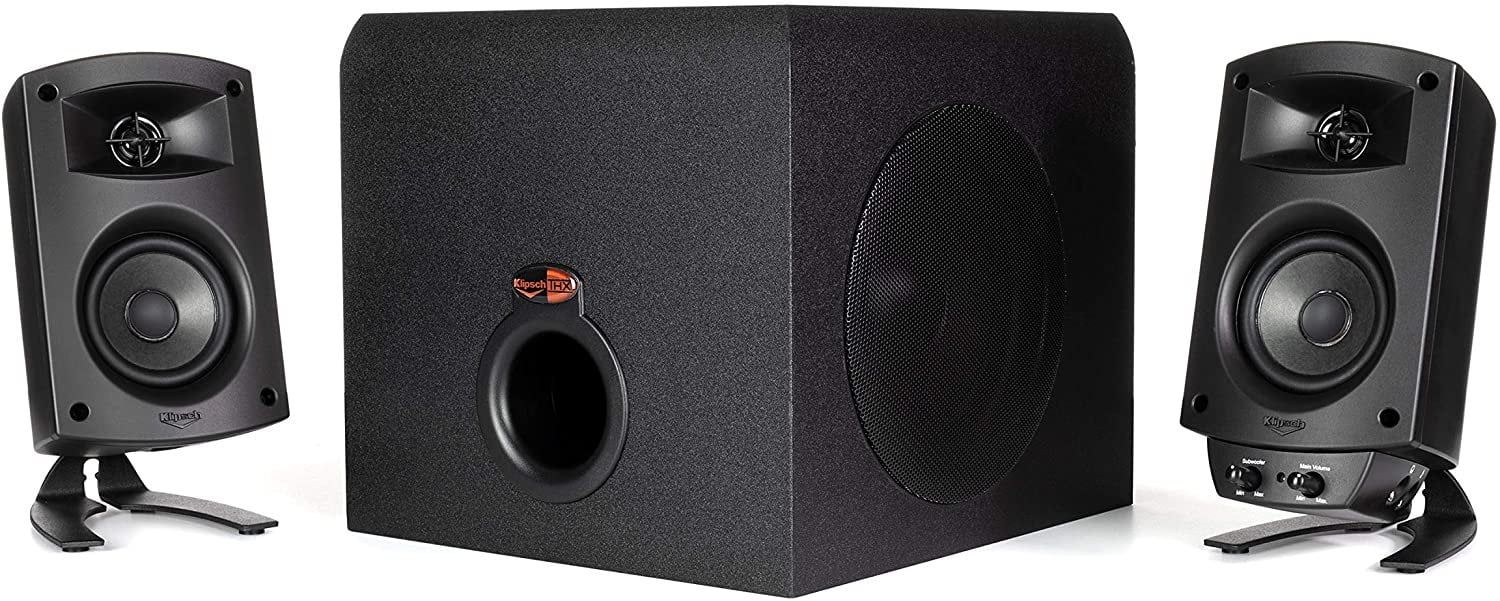 Klipsch ProMedia 2.1 THX Certified Speaker System - Black - Curated Treasures Market