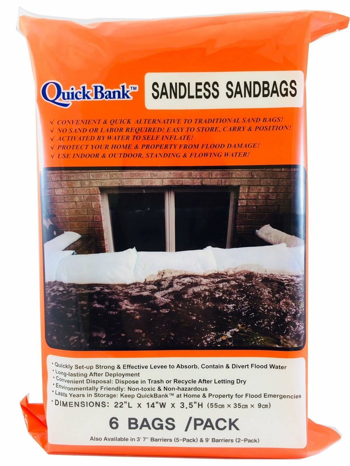 Sandless Sand Bags - High Capacity 22x22x14x22 6-Pack