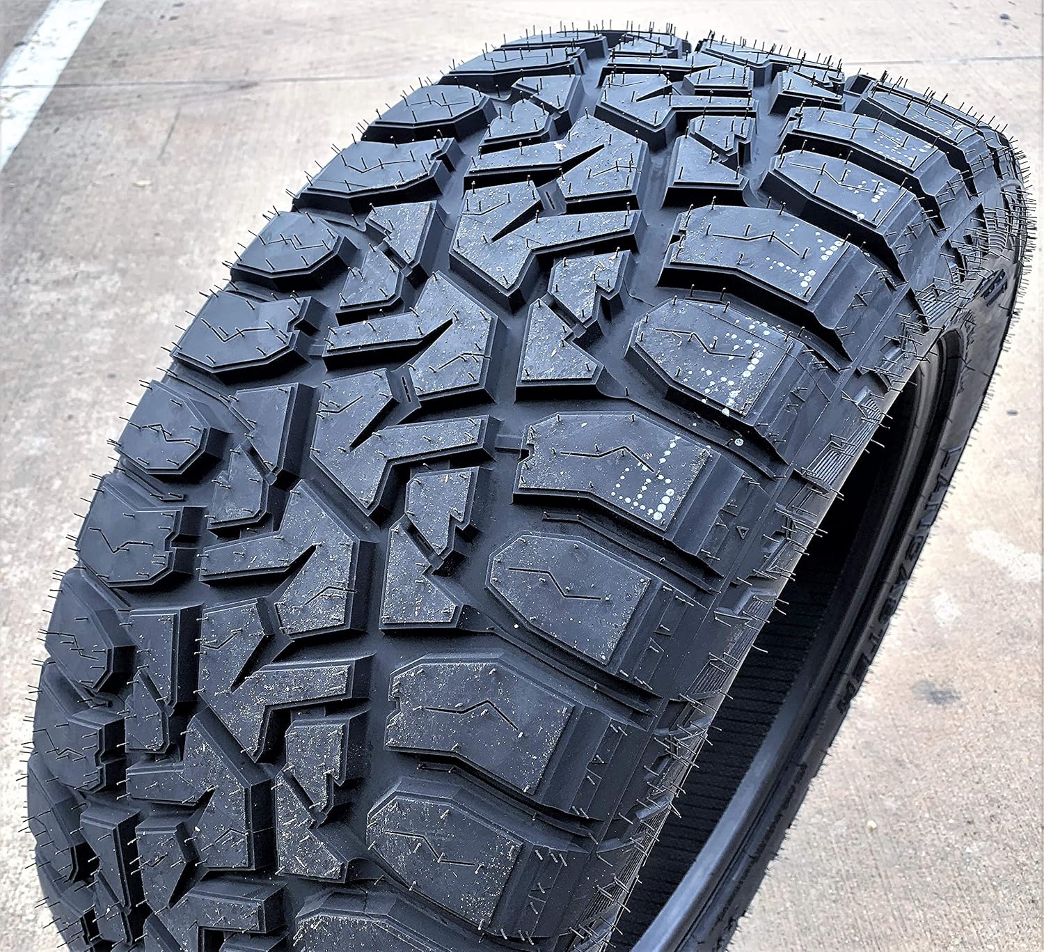 Lancaster LS-57 R/T All-Terrain Mud Off-Road Light Truck Radial Tire-35X12.50R22 35X12.50X22 35X12.50-22 117Q Load Range E LRE 10-Ply BSW Black Side Wall