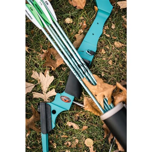 Genesis Original Lightweight Left Handed Archery Compound Bow w/ Adjustable Aluminum Riser, Cam Draw Weight, & Draw Length for Kids and Adults, Yellow