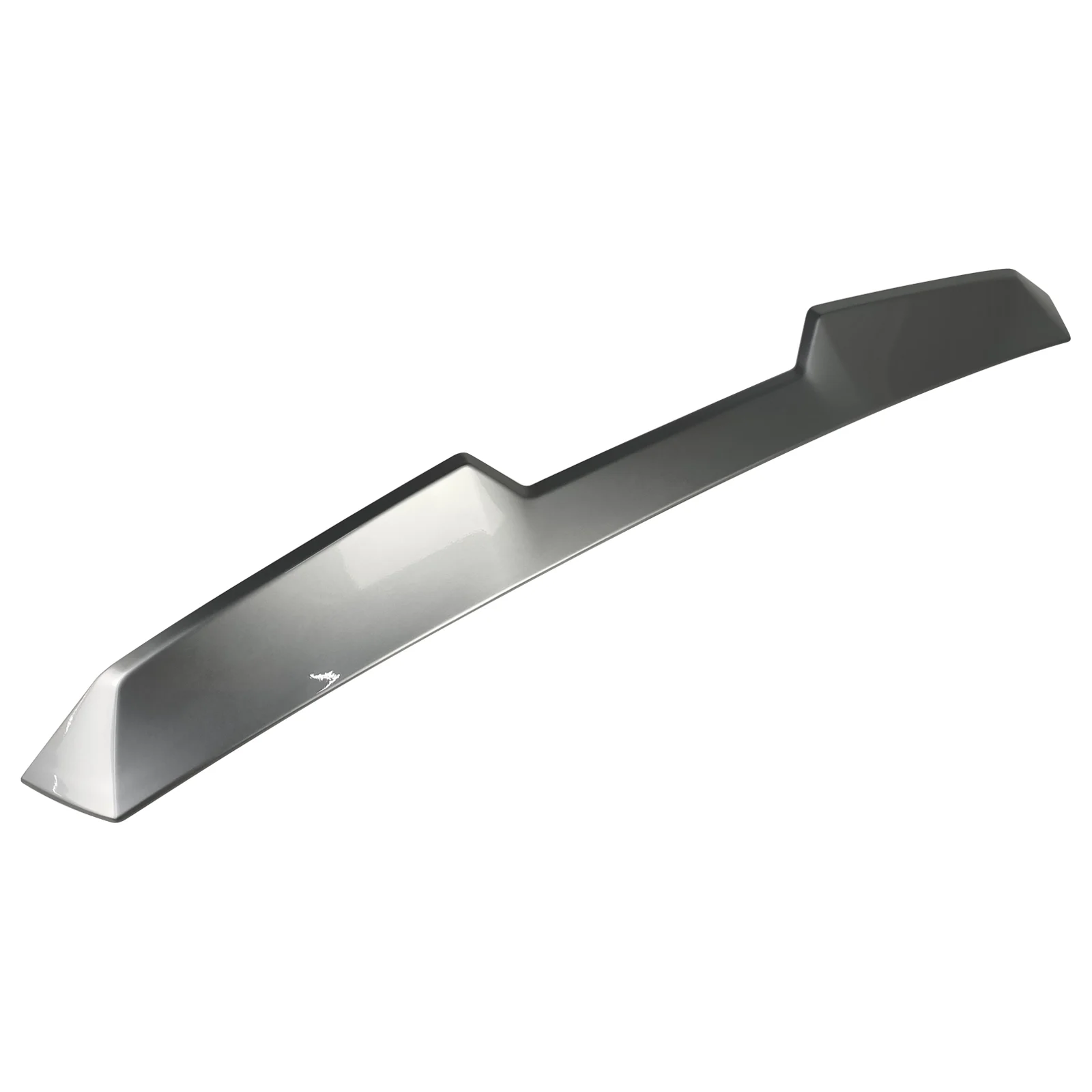 Ikon Motorsports Roof Spoiler Compatible With 2022-2023 Subaru BRZ Toyota GR86, Painted #P8Y Magnetite Gray/Pavement Metallic ABS Plastic V Style Rear Window Visor Spoiler Wing