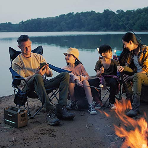EF ECOFLOW Portable Power Station RIVER 2 Max 500, 499Wh LiFePO4 Battery/ 1 Hour Fast Charging, Up To 1000W Output Solar Generator (Solar Panel Optional) for Outdoor Camping/RVs/Home Use
