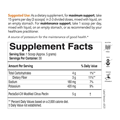 PectaSol Modified Citrus Pectin Powder Super-Nutrient to Support Cellular & Immune Health, Joint Support - 454 Grams - Formulated by Dr. Isaac Eliaz of ecoNugenics