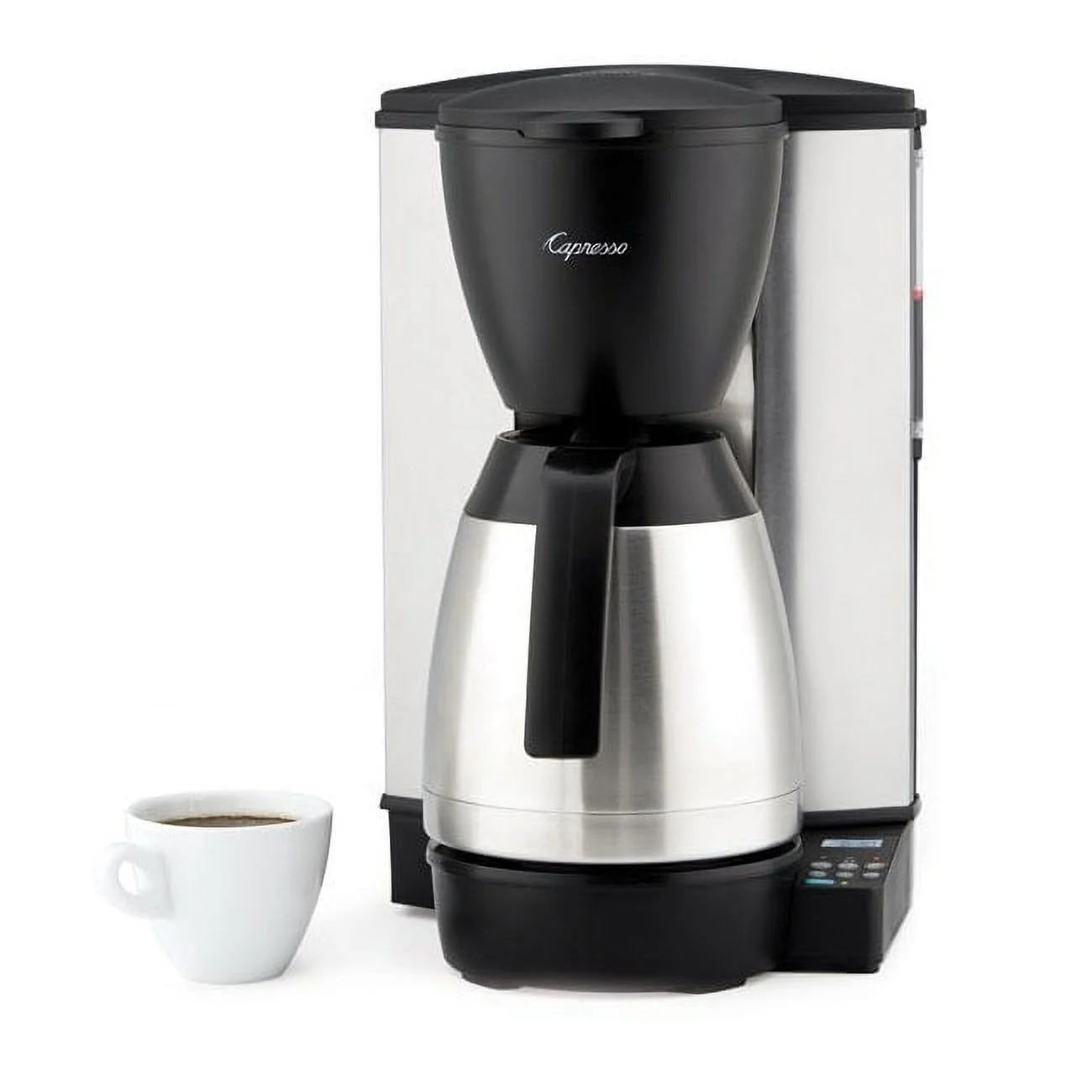 Capresso MT600 PLUS 10-Cup Programmable Coffee Maker with Thermal Carafe