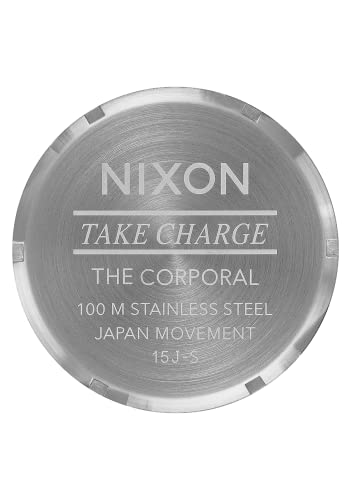 Nixon Corporal SS A346. 100m Water Resistant XL Men’s Watch (48mm Watch Face. 24mm Stainless Steel Band)
