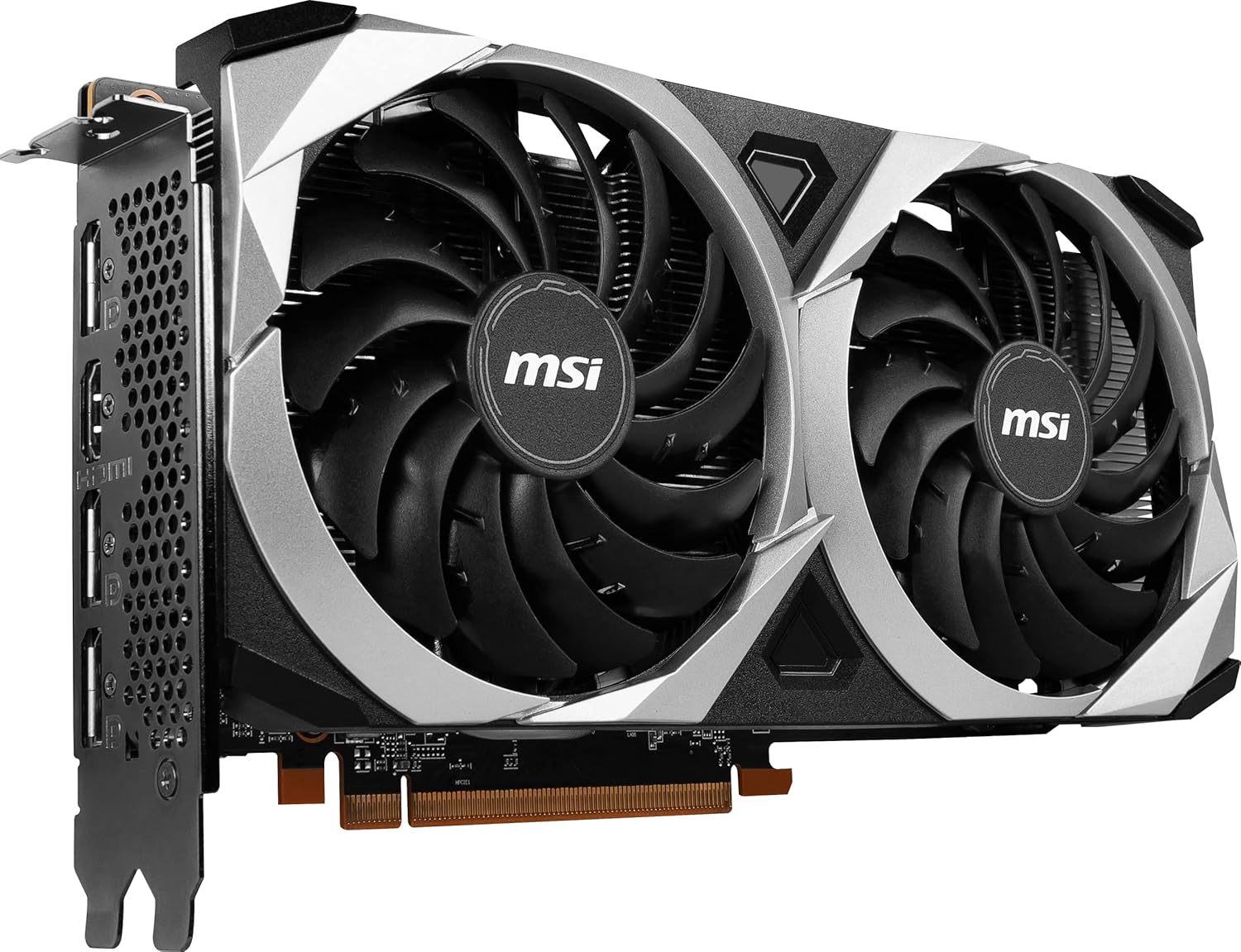 MSI Gaming AMD Radeon RX 6600 128-bit 8GB GDDR6 DP/HDMI Dual Torx Fans FreeSync DirectX 12 VR Ready Graphics Card (RX 6600 MECH 2X 8G)