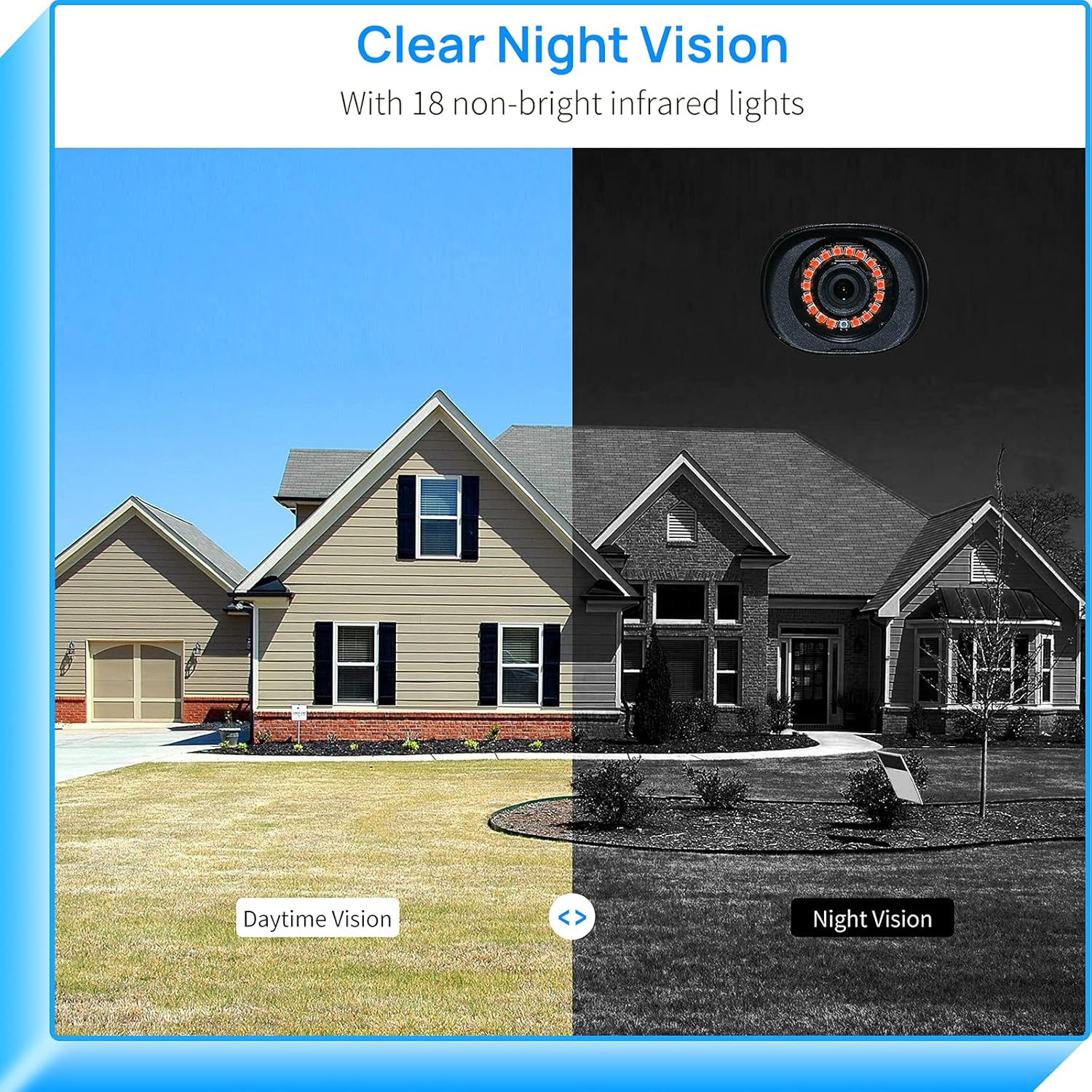 Hiseeu 2K Wireless Security Camera System Outdoor/Indoor 8 CH NVR kit 8Pcs Cameras 3MP WiFi Surveillance Camera for Home Night Vision,Bullet Camera Waterproof, Motion Detection, 3TB Hard Drive