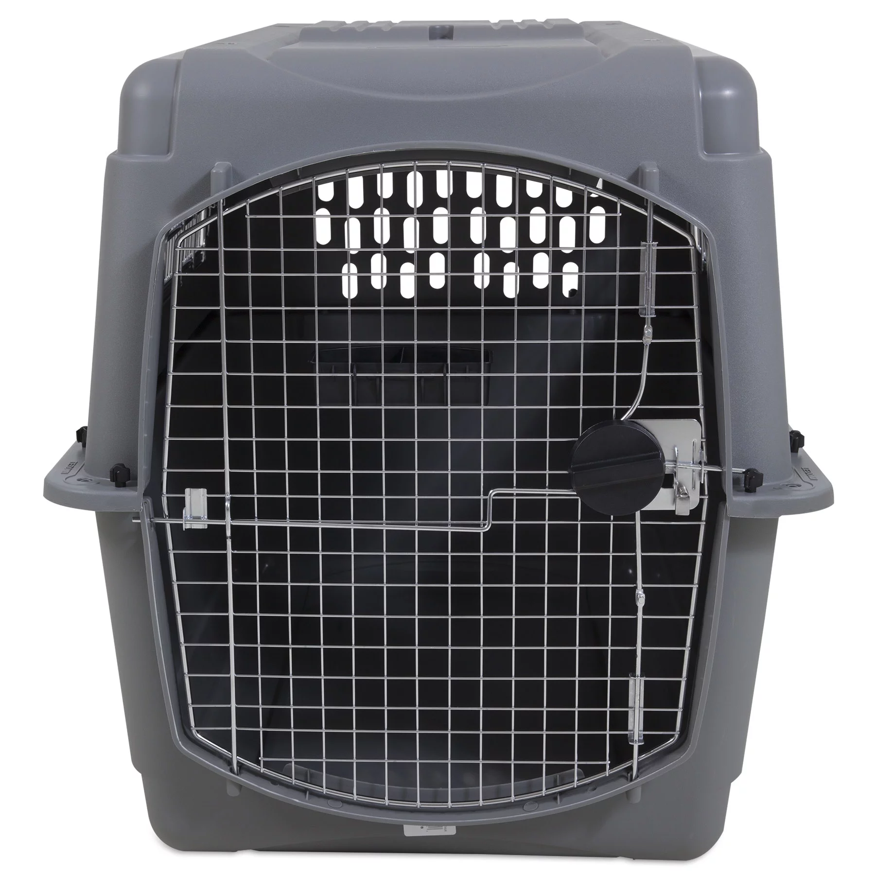 Petmate Sky Kennel IATA Complaint 40" XL Dog Crate Travel Pet Carriers for Dogs 70-90 lb, Gray