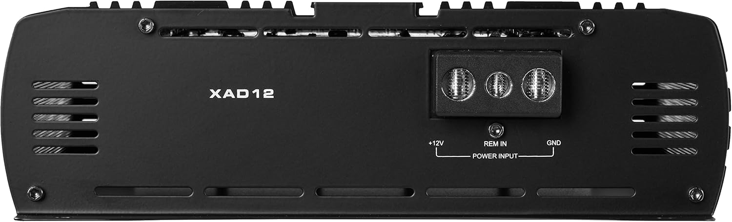 NVX XAD41 1200W RMS 1-OHM Stable Full Bridge Class D High Power Competition Full Range Bridgeable 4-Channel Car Audio MOSFET Amplifier