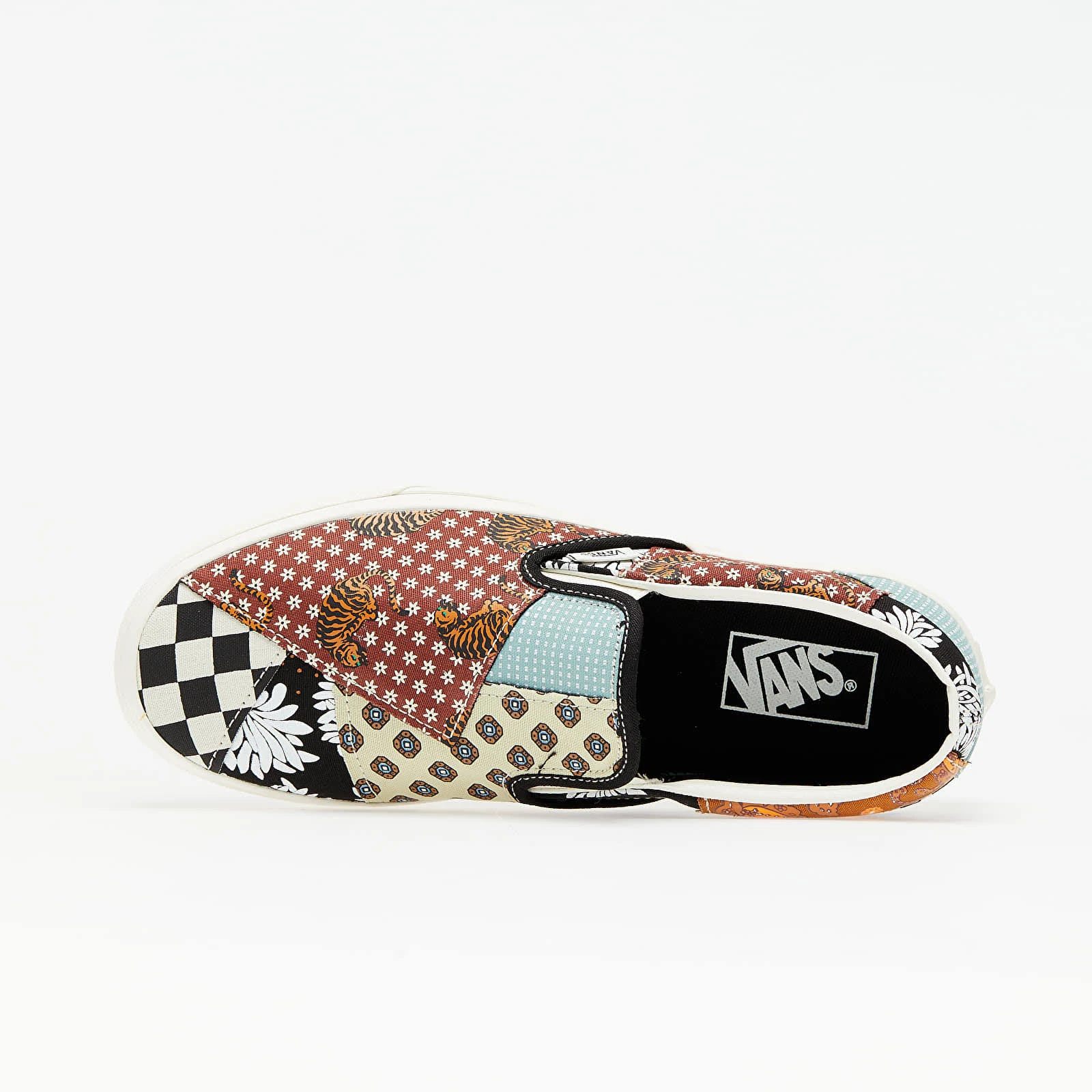 Vans Tiger Patchwork Classic Slip-On (Black/True White)