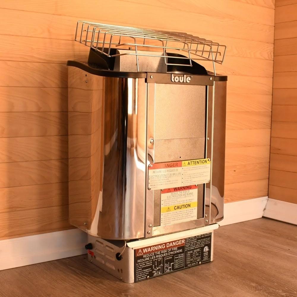 Toule ETL Certified Wet Dry Sauna Heater Stove - Wall Digital Controller - 6kW Aleko Ntsc60