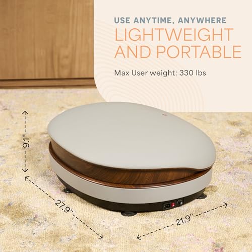 Lifepro Vibration Plate Machines – Full Body Workout, Recovery & Lymphatic Drainage with 4D Motion, Silent Operation, Joint Support, & Triple Motor Technology for Circulation, Fat Burn & Toning
