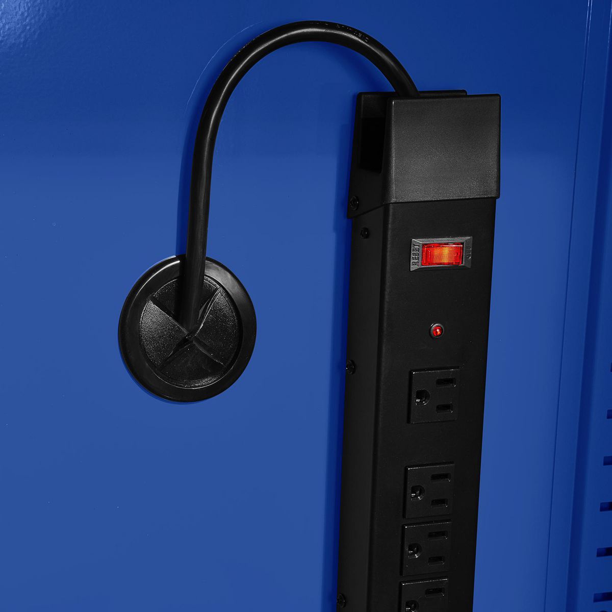 U.S. GENERAL 22 in. End Locker, Series 3, Blue