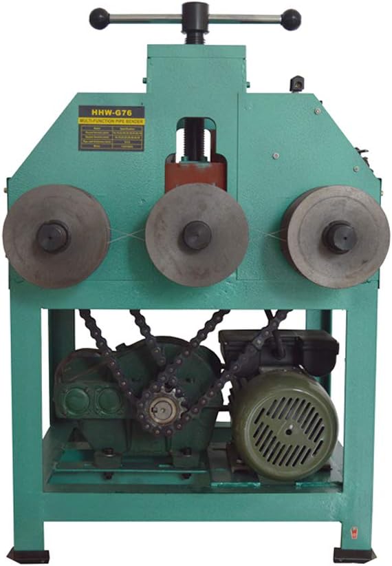 HayWHNKN Electric Tube Roller Bender Electric Pipe Bender Multi-function Pipe Bender Machine Pipe Tube Bender for Circular Square Tube Bending 110V