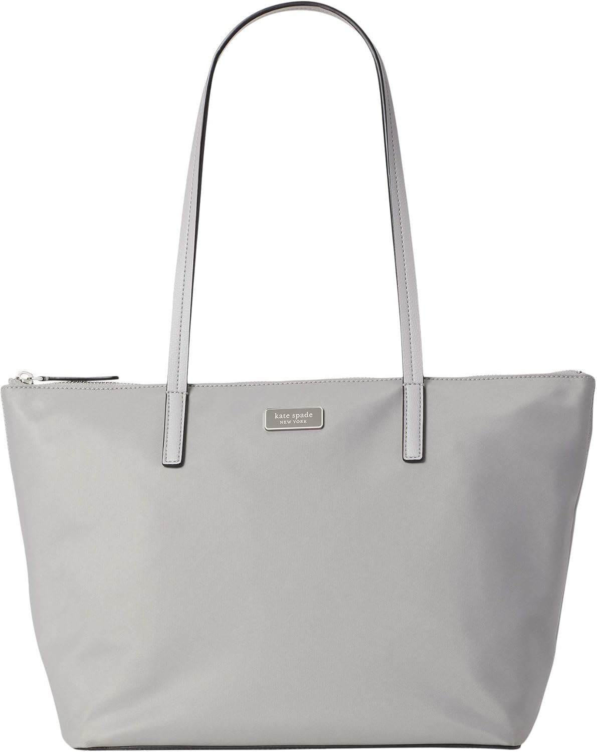 Kate Spade Hayden Top Zip Tote Nimbus Grey Shoulder Bag