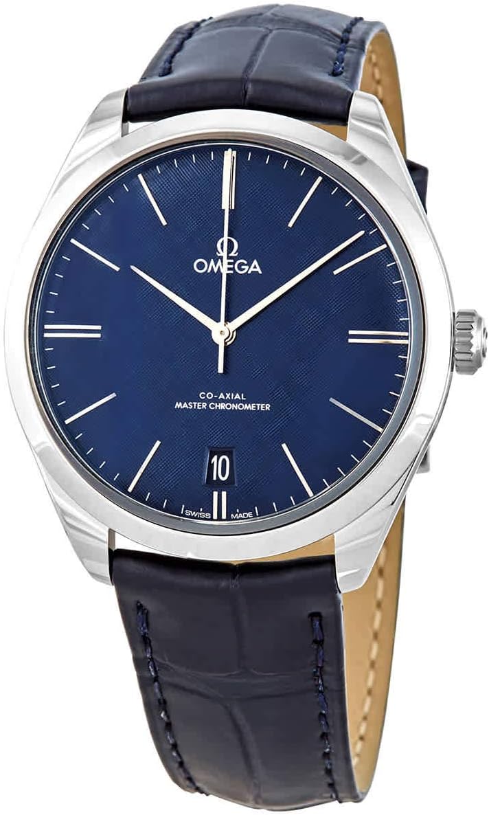 Omega De Ville Chronometer Blue Dial Men's Watch 435.13.40.21.03.001
