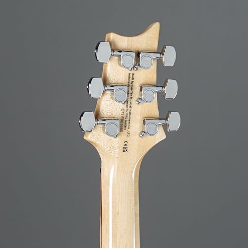 PRS Guitars 6 String SE Custom 24-08 Electric Guitar, Blood Orange with Gig Bag, Right, (107994::BR:)
