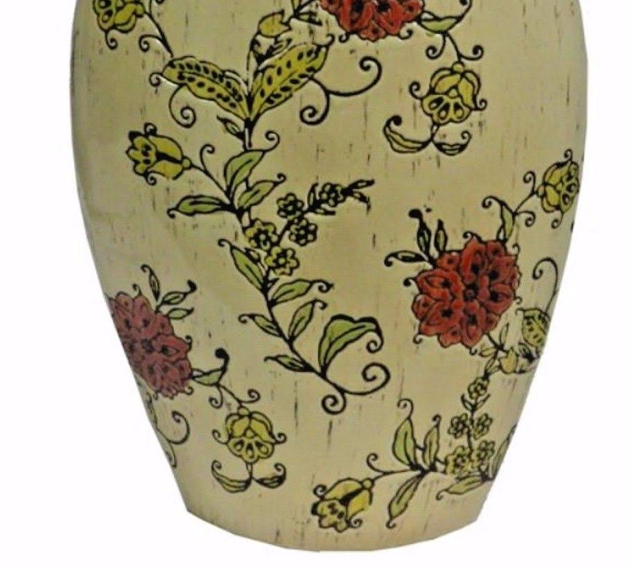 Benzara Elegant Multicolor Ceramic Vase