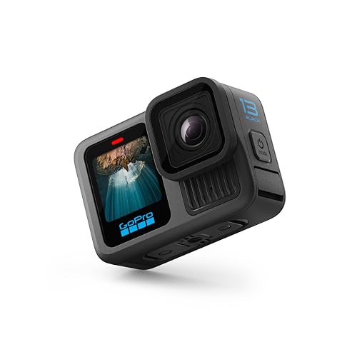 GoPro HERO13 Black Accessory Bundle - Includes The Handler, 2 Enduro Batteries, 2 Curved Adhesive Mounts, 64GB SanDisk MicroSD Card, and Carrying Case