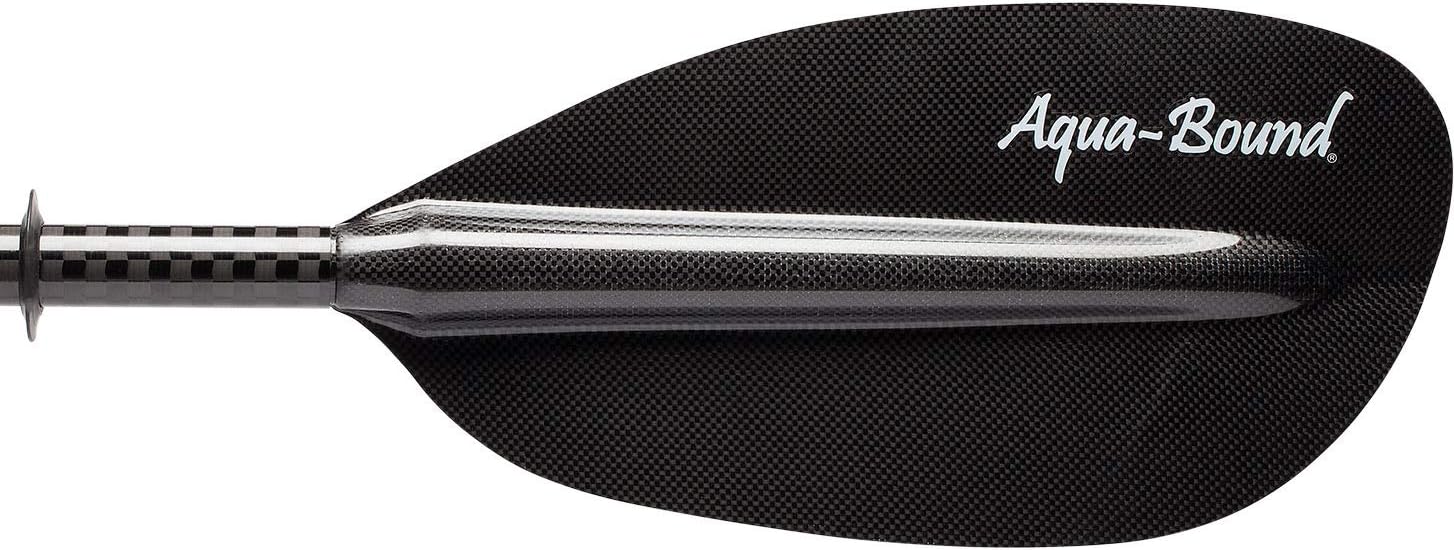 AQUA BOUND Whiskey Carbon Straight Shaft 4-Piece Kayak Paddle (215 cm)