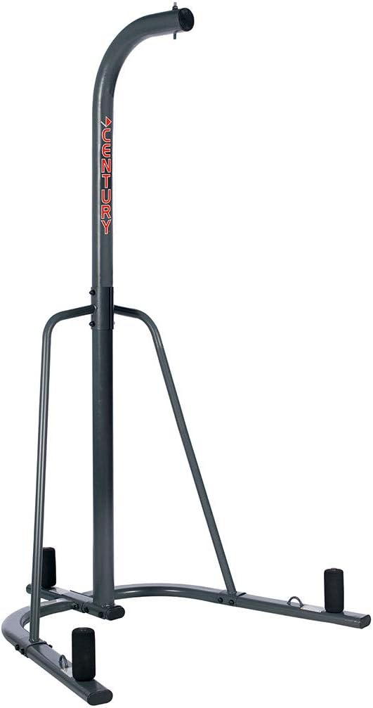 Century 100lb Heavy Bag with Stand | Oversized Hanging Punching Bag with Stand | Adult Boxing Bag Stand Combo for Boxing, Martial Arts, MMA, Cardio Workouts