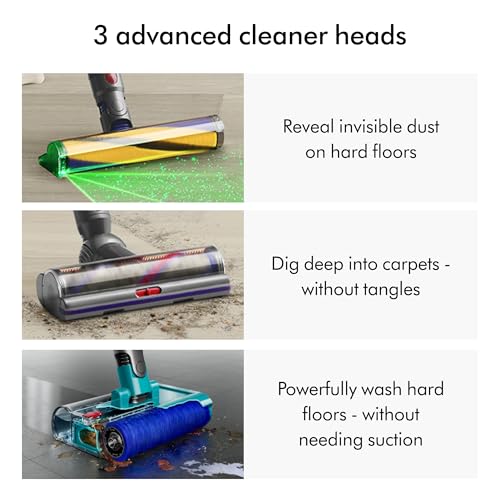 Dyson V15 Detect Plus Cordless Vacuum, Yellow/Nickel