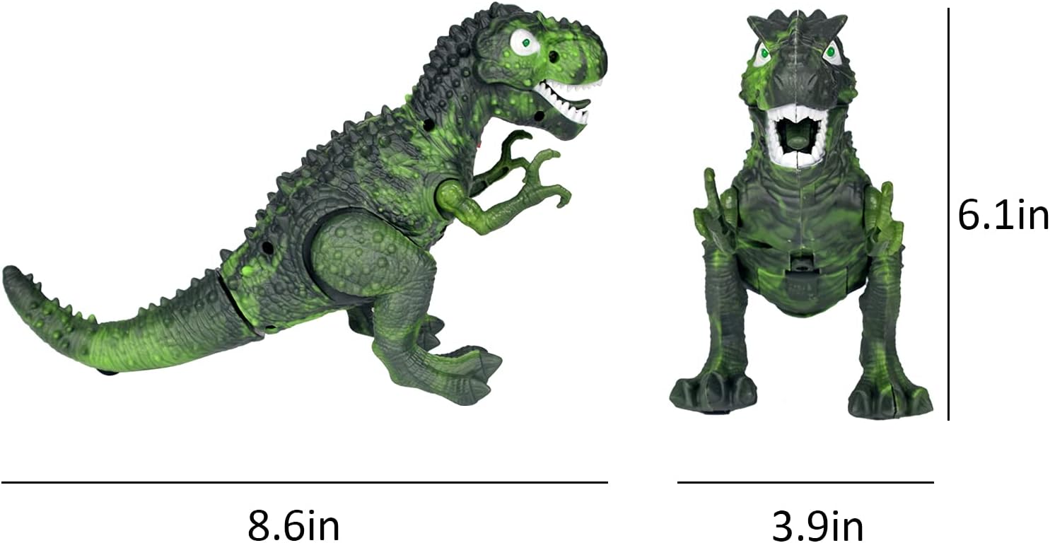 Walking Electronic Dinosaur Toy, Dinosaur T-Rex Interactive Robot Dino, Talking Moving Toys Light Up Realistic Roaring Sound for Kids 3 4 5 6 7 8+ Boys Girls Toddlers Gifts