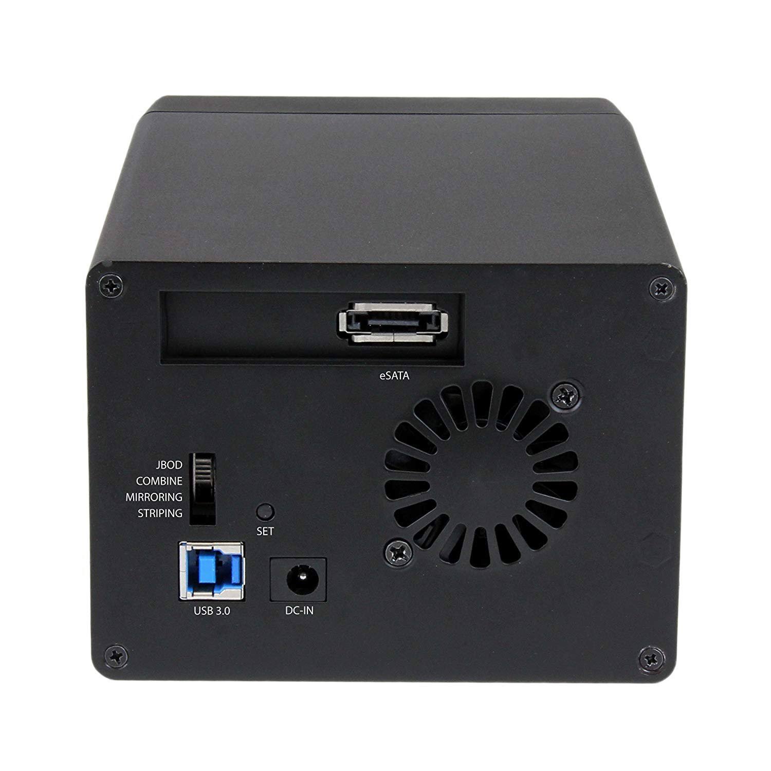 StarTech.com USB 3.0 / eSATA 8-Bay Hot-Swap 2.5/3.5x22 SATA III Hard Drive Enclosure with UASP - 8-Bay SATA 6 Gbps Enclosure for