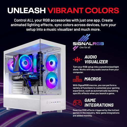 Skytech Blaze4 Mini Gaming PC Desktop, Ryzen 7 5700 3.7 GHz (4.6GHz Turbo Boost), NVIDIA RTX 4060 8GB GDDR6X, 1TB SSD, 16GB DDR4 RAM 3200, 650W Gold PSU, Wi-Fi, Win 11 Home