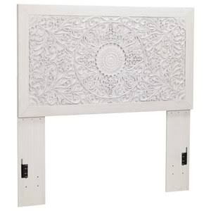 Ashley Paxberry Full Panel Headboard White
