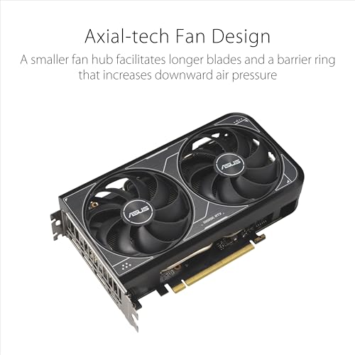 ASUS The SFF-Ready Prime GeForce RTX™ 5060 8GB GDDR7 OC Edition Graphics Card (PCIe® 5.0, 8GB GDDR7, HDMI®/DP 2.1, 2.5-Slot, Axial-tech Fans, Dual BIOS)