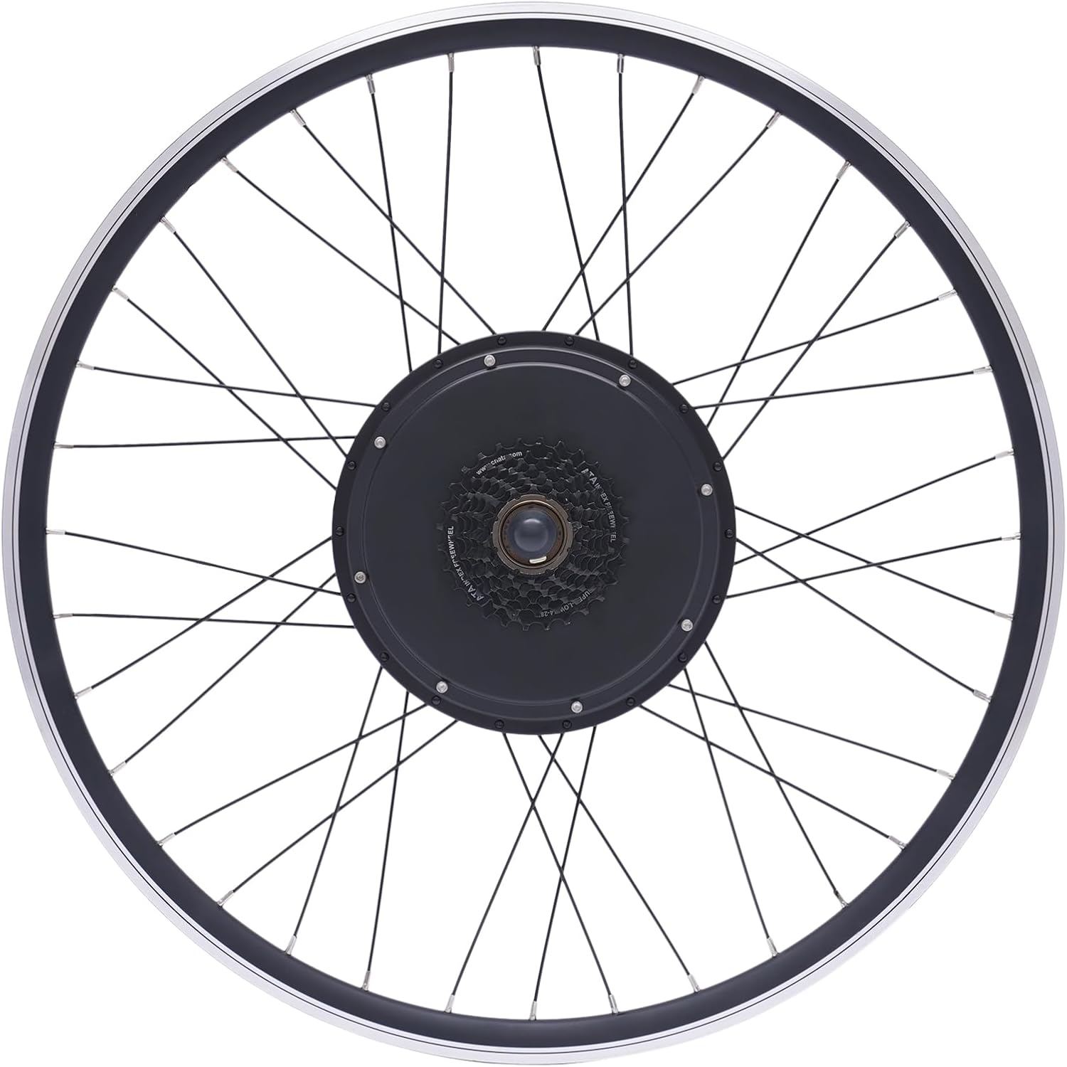 700C Electric Bicycle Front/Rear Wheel Motor,Powerful Ebike Hub Motor Kit,Bike Conversion Kit LCD 48V 1000W