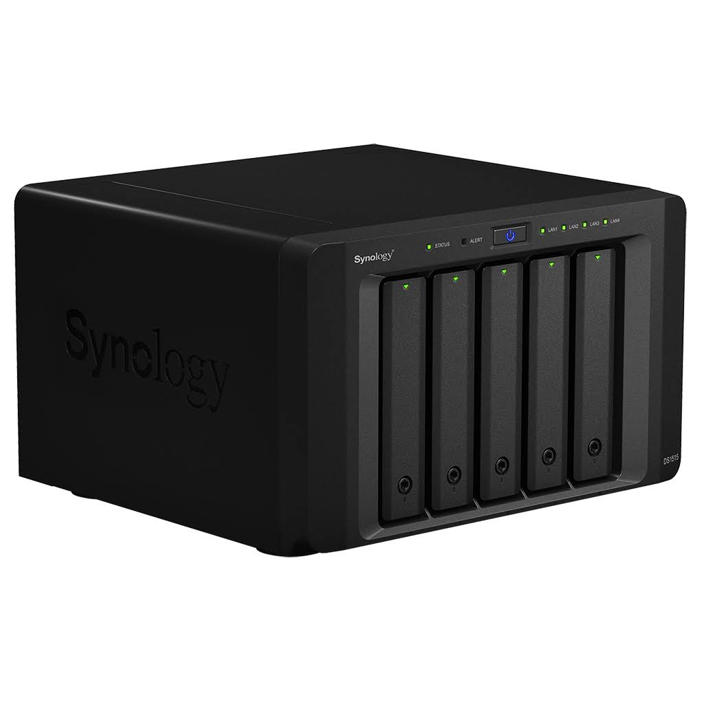 Synology Disk Station DS1515 5-Bay Diskless NAS Server - SATA 6Gb/s