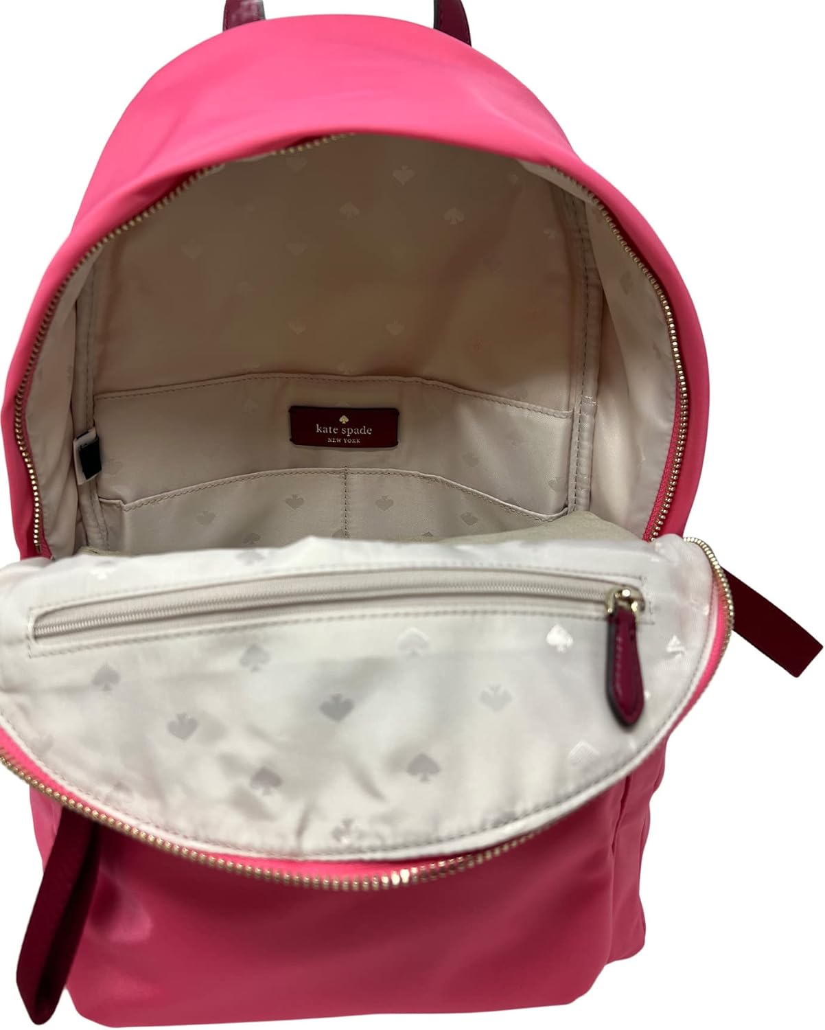Kate Spade New York Chelsea Medium Nylon Backpack, Deep Dahlia (WKR00556-651)