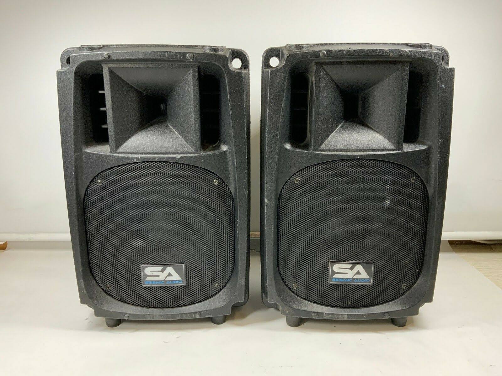 Seismic Audio Two 10x22 Floor Monitors Studio/Stage New Pa/dj Speakers - SA-10M