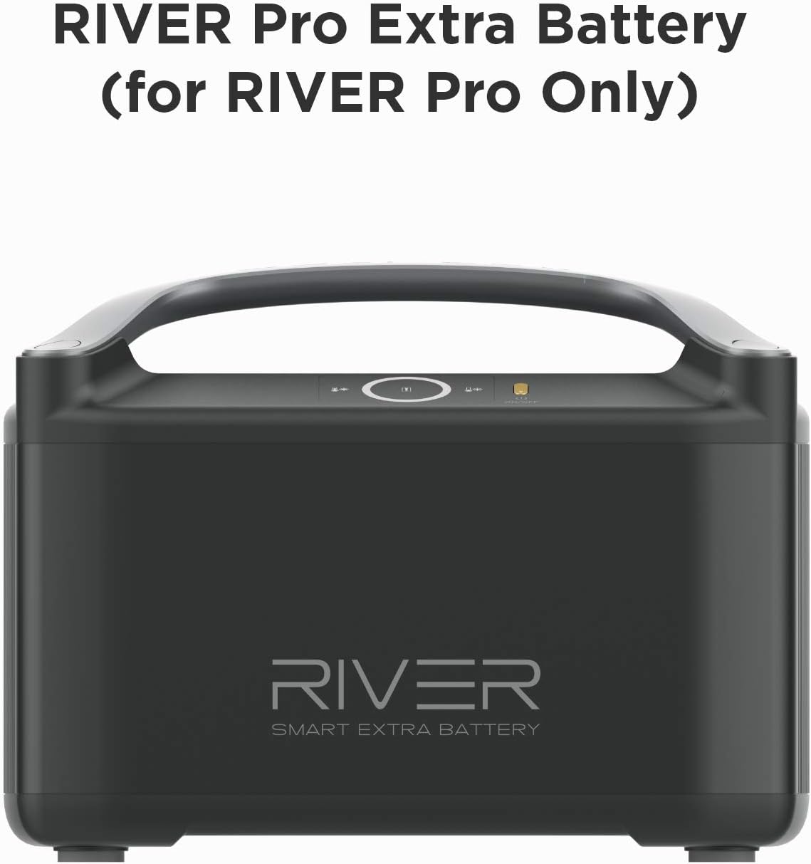 EF ECOFLOW RIVER Pro Extra Battery 720Wh, Expandable Power for RIVER Pro, for Camping, Home Backup Emergency, Outdoors, RV, Off-Grid