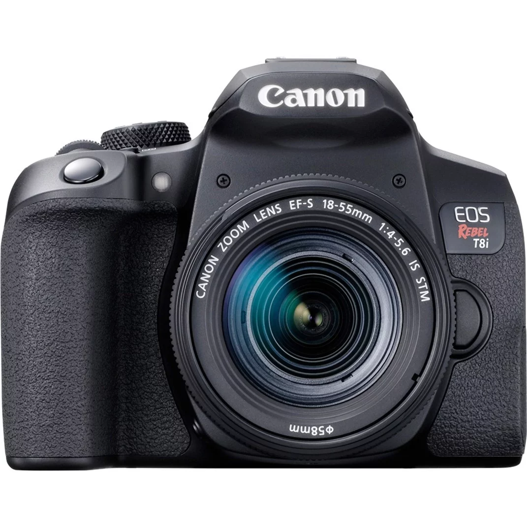 Canon EOS Rebel T8i 24.1 Megapixel Digital SLR Camera with Lens, 0.71", 2.17"