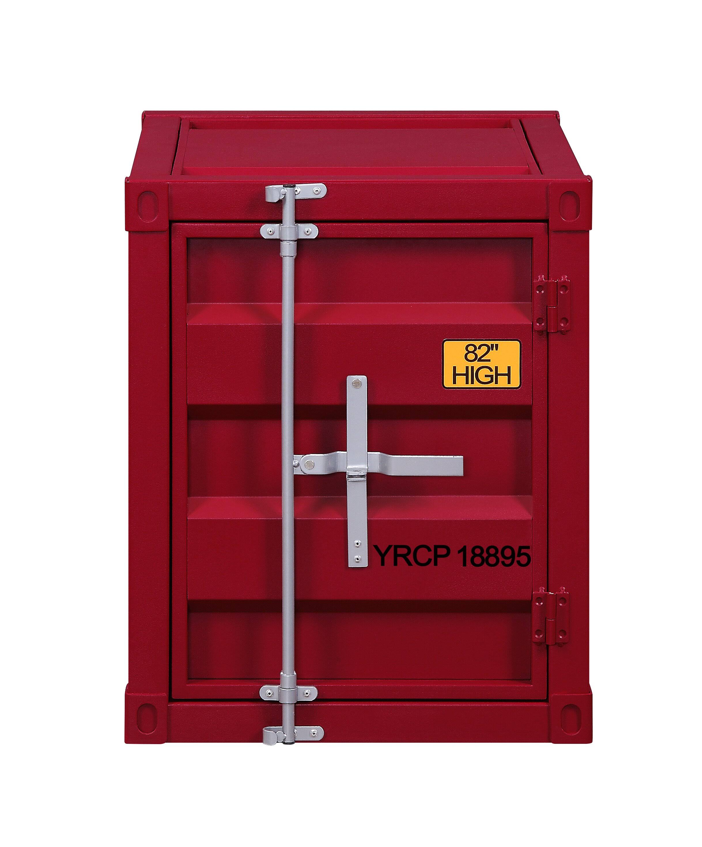 Acme Cargo End Table Red