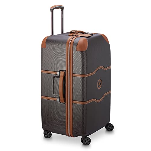 DELSEY PARIS Chatelet Air 2.0 Hardside Luggage with Spinner Wheels, Angora, Checked-Large 28 Inch