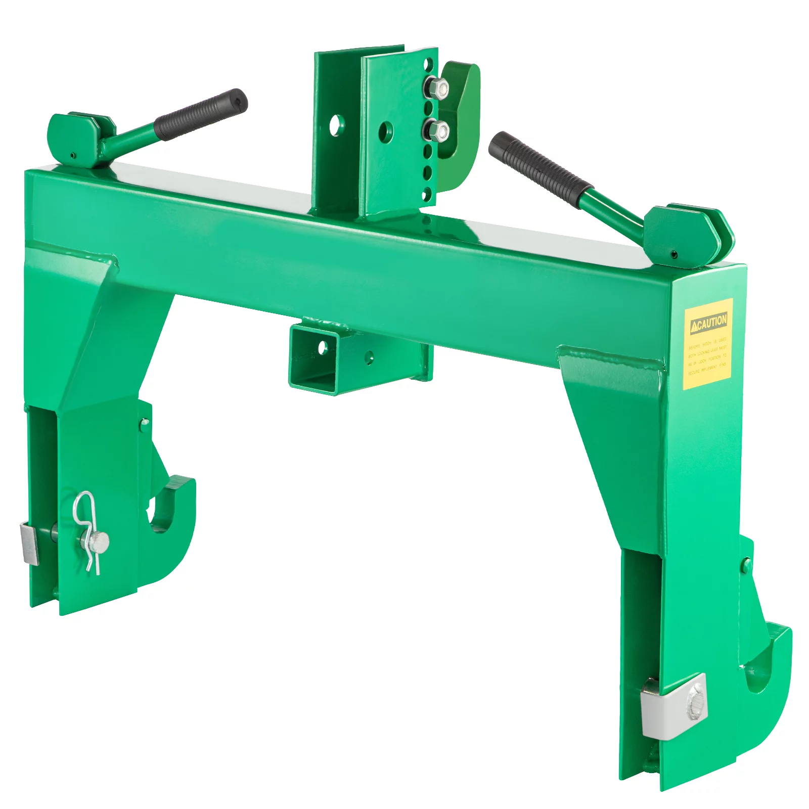 VEVORbrand 3-Point Quick Hitch, 3000 lbs Lifting Capacity Tractor Quick Hitch, Adaptation to Category 1 & 2 Tractors, No welding & 5 level Adjustable bolt