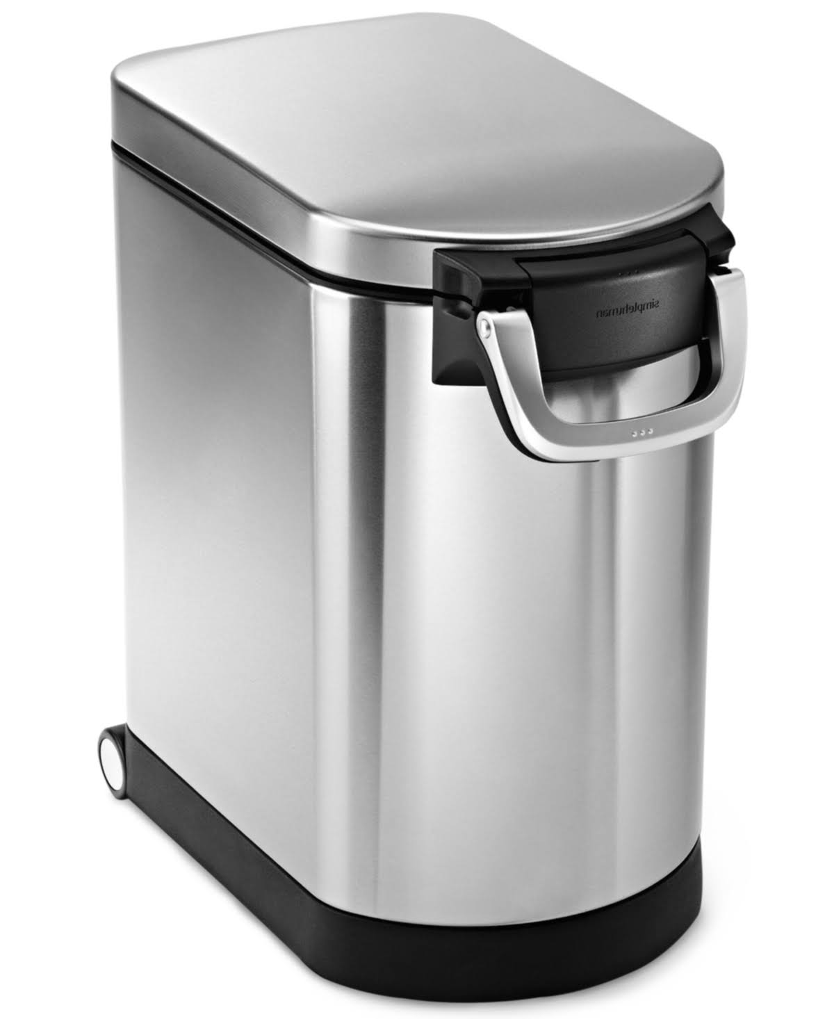 simplehuman Brushed Stainless Steel Pet Food Storage Can